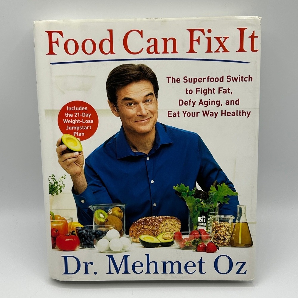 Food Can Fix It Superfood Switch Fight Fat Defy Aging Dr Oz Hardcover Cookbook
